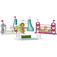 Schleich HORSE CLUB Accessoires - obstacles, Figurine Clôture pour figurine jouet, 5 an(s), Multicolore