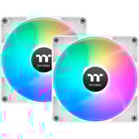 Thermaltake CT120 Reverse ARGB Sync PC Cooling Fan White ventilateurs de boîtier Blanc, 2 pièces, 120 x 120 x 25 mm, PWM