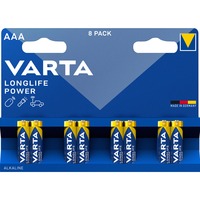 Varta 1x8 High Energy AAA LR 03 Batterie à usage unique Alcaline Batterie à usage unique, AAA, Alcaline, 1,5 V, 8 pièce(s), Bleu
