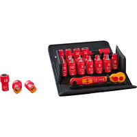 Wera 8100 SA VDE 1 Jeu de cliquets Zyklop, 1/4", Set d'outils Noir/Vert