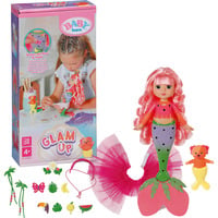 ZAPF Creation Baby born Glam Up Sunshine, Poupée rose fuchsia