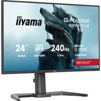 iiyama G-Master GB2471HS-B1 Red Eagle 23.8" Moniteur gaming Noir (Mat), 1x DisplayPort, 2x HDMI, 240 Hz, 60,5 cm (23.8"), 1920 x 1080 pixels, Full HD, Noir