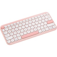 ASUS Marshmallow KW100 clavier Rose, Layout DE (QWERTZ), Mécanique des ciseaux, 75%