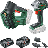 Bosch Kit combo 18Volt UniversalImpactDrive 18V-35, UniversalPump 18V, Set d'outils Vert/Noir