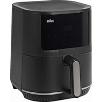 Braun HF5030 Unique 6 L Autonome 1700 W Friteuse d’air chaud Noir, Friteuse à air chaud Noir/Argent, Friteuse d’air chaud, 6 L, 1,5 kg, 80 °C, 200 °C, Unique