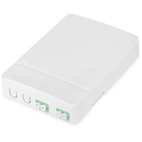 Digitus Boîtier FTTH avec 2x coupleur LC/APC DX Blanc