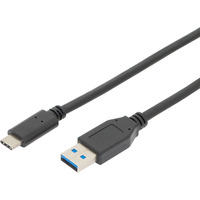Digitus Câble de connexion USB 3.2 Gen 2 USB-A > USB-C Noir