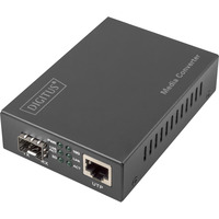 Digitus Convertisseur de média 10 Gigabit, Media Converter Noir