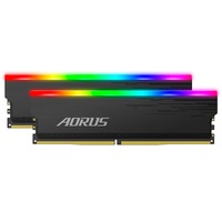 GIGABYTE 16 Go DDR4-3733, Mémoire vive Gris, GP-ARS16G37, AORUS RGB, XMP