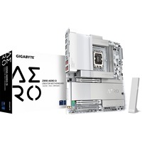 GIGABYTE Z890 AERO D Carte Mère - Prend en charge les processeurs Intel Core Ultra (Série 2), VRM 16+1+2 phases, jusqu'à 9500MHz DDR5 (OC), PCIe 5.0 M.2, Wi-Fi 7, Thunderbolt 5 carte mère socket 1851 VRM 16+1+2 phases, jusqu'à 9500MHz DDR5 (OC), PCIe 5.0 M.2, Wi-Fi 7, Thunderbolt 5, Intel, LGA 1851 (Socket V1), Intel Core Ultra (Series 2), LGA 1851, DDR5-SDRAM, 256 Go