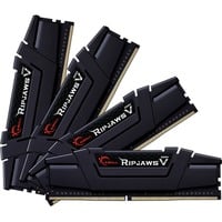 G.Skill Ripjaws V F4-3600C14Q-32GVKA module de mémoire 32 Go 4 x 8 Go DDR4 3600 MHz, Mémoire vive Noir, 32 Go, 4 x 8 Go, DDR4, 3600 MHz, 288-pin DIMM
