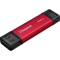 Kingston Dual Portable 512 GB SSD externe Rouge/Noir