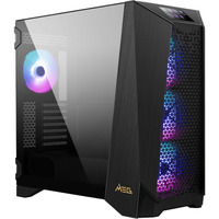 MSI MEG PROSPECT 700R boîtier midi tower Noir | 2x USB-A | 1x USB-C | RGB | Window