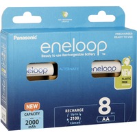 Panasonic Pile rechargeable eneloop, Mignon AA 1,2V, Batterie 