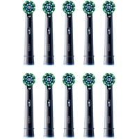 Procter & Gamble Oral-B Pro Cross Action brossettes de rechange pack de 10, Tête brosse à dent électrique Noir