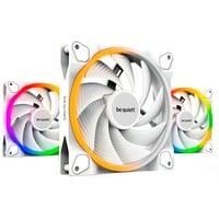 be quiet! Light Wings PWM high-speed ventilateurs de boîtier RGB  Blanc, 3 pièces, 120 x 120 x 25 mm, contrôleur inclus