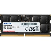 ADATA AD5S560016G-S, Mémoire vive Noir