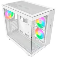 Montech KING 65 PRO boîtier midi tower Blanc | 2x USB-A | 1x USB-C | RGB | Verre Trempé