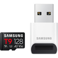 Samsung T9 microSDXC 128 Go, Carte mémoire Noir