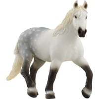 Schleich FARM WORLD Jument Percheron, Figurine 3 an(s), Noir, Gris, Blanc, Plastique