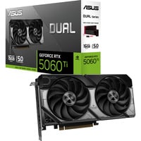 ASUS DUAL GeForce RTX 5060 Ti 16G, Carte graphique 3x DisplayPort, 1x HDMI