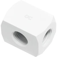 Alphacool Répartiteur HF triple G1/4 filetage intérieur, Connexions Blanc