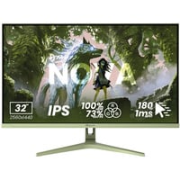 Arozzi Nova 32T2K180 31.5" Moniteur gaming Vert, 1x DisplayPort, 2x HDMI, 180 Hz