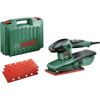 Bosch PSS 250 AE Ponceuse orbitale 24000 OPM Noir, Vert, Rouge 250 W, Ponceuse vibrante Vert, Ponceuse orbitale, Bride/Velcro, Noir, Vert, Rouge, 14000 OPM, 24000 OPM, 2 mm