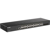 D-Link DGS-2000-28, Switch Géré, L2/L3, Gigabit Ethernet (10/100/1000), Full duplex, Grille de montage, 1U