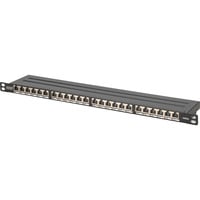 Digitus Panneau de brassage haute densité Classe EA CAT 6A, 24 ports Noir
