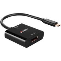 Lindy Convertisseur USB Type C vers DisplayPort 4K144 Noir, USB Type-C, Sortie de DisplayPorts, 3840 x 2160 pixels