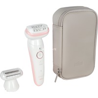 Procter & Gamble Silk-épil 9 9-030 40 pince(s) Blanc, Appareil à épiler Blanc/Rose, Blanc, 40 pince(s), MicroGrip, Epilation, Rasage, AC/Batterie, 100 - 240 V