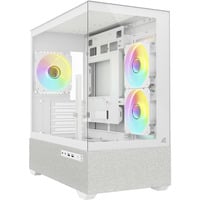 Sharkoon MK7 ARGB boîtier mini tower Blanc | 2x USB-A | 1x USB-C | RGB | Verre Trempé
