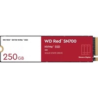 WD WD Red SN700 M.2 250 Go PCI Express 3.0 NVMe SSD 250 Go, M.2, 3100 Mo/s, 8 Gbit/s