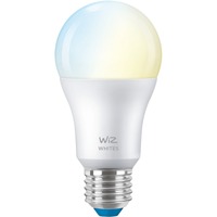WiZ Ampoule 8 W (éq. 60 W) A60 E27, Lampe à LED Ampoule intelligente, Blanc, Wi-Fi, E27, Multicolore, 2700 K