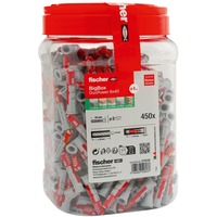 fischer DUOPOWER 8x40, 570549, Cheville Gris clair/Rouge