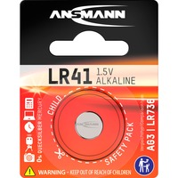 Ansmann 5015332 pile domestique Batterie à usage unique Alcaline Batterie à usage unique, Alcaline, 1,5 V, 1 pièce(s), Argent, 3 mm