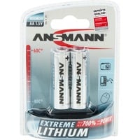 Ansmann Mignon lithium extrême AA, Batterie Argent, 2x AA (Mignon)
