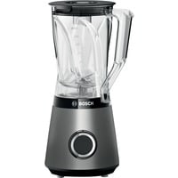 Bosch Serie 4 MMB6141S blender 1,5 L Mélangeur de table 1200 W Argent Argent, Mélangeur de table, 1,5 L, Fonction d'impulsion, Pileur de glace, 1 m, 1200 W