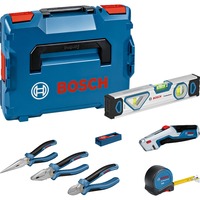 Bosch Set 16 pièces pinces et divers outils à main Professional 16 outils, Set de pinces Bleu, 16 outils