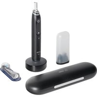 Braun Oral-B iO Series 10 Luxe Edition, Brosse a dents electrique Noir, Adulte, Brosse à dents vibrante, Soin quotidien, Super sensitive, Soins des gencives, Tongue care, Intense, Sensible, Blanchiment, Noir, Noir, Rond
