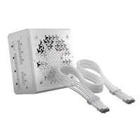 Corsair RM1000e (3rd Gen) alimentation modulaire 1000 watt Blanc, 1x 12V-2x6, 4x PCIe