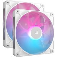 Corsair iCUE LINK RX140 RGB Starter kit ventilateurs de boîtier Blanc, 2 pièces, 140 x 140 x 25 mm, PWM