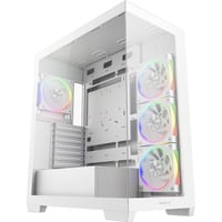 DeepCool CG580 4F WH V2 boîtier midi tower Blanc | 2x USB-A | 1x USB-C | RGB | Verre Trempé