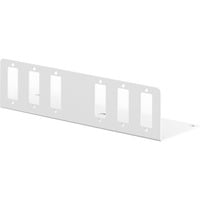 Digitus Plaque d'adaptation pour LWL Unibox Compact pour montage mural, Support Gris clair