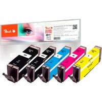 Peach 0F319855 cartouche d'encre 5 pièce(s) Compatible Noir, Magenta, Jaune, Cyan Noir, Magenta, Jaune, Cyan, 11 ml, 5 pièce(s), Multi pack
