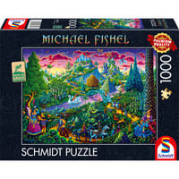 Schmidt Spiele Michael Fishel : Monde fantastique de contes, Puzzle 