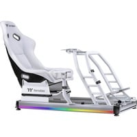 Thermaltake Cockpit simulateur de course GR500 Snow Blanc