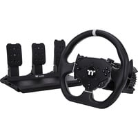 Thermaltake Volant de course à entraînement direct G6 avec ensemble de pédales, Kit de simulateurs Noir