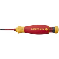 Wiha Tournevis avec magasin d'embouts PocketMax electric Rouge/Jaune